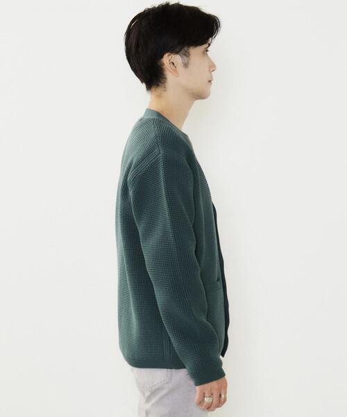 「MEN'S MELROSE」 カーディガン 3 グレイッシュベージュ メンズ_画像5