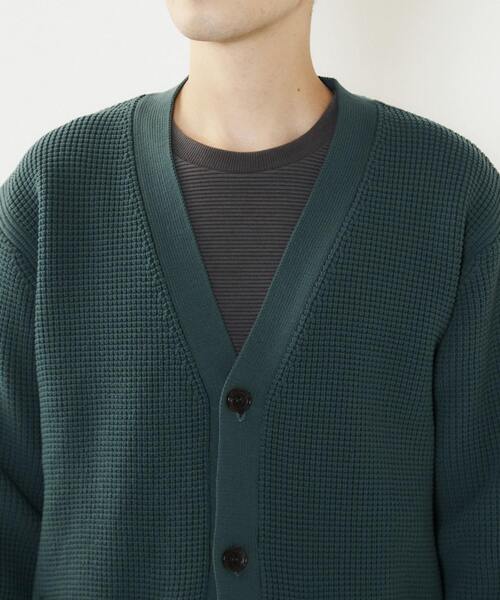 「MEN'S MELROSE」 カーディガン 3 グレイッシュベージュ メンズ_画像6