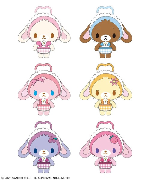 nini toys キーホルダー 「nini toys」「シュガーバニーズ」カラビナ