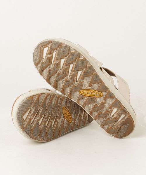 「KEEN」 フラットサンダル 24.5cm ホワイト レディース_画像3