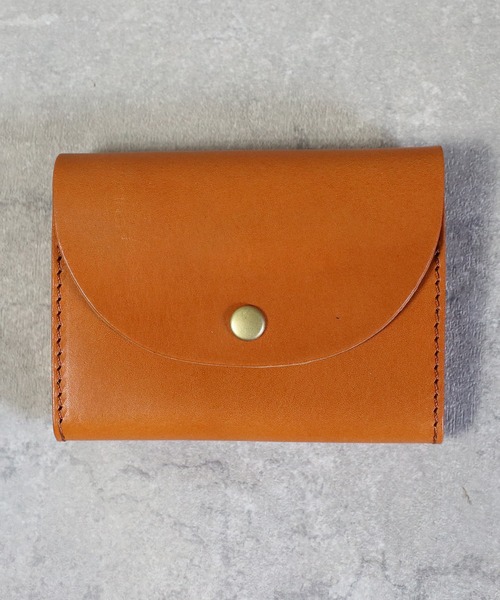MCM オレンジ レザー コインケース レディース