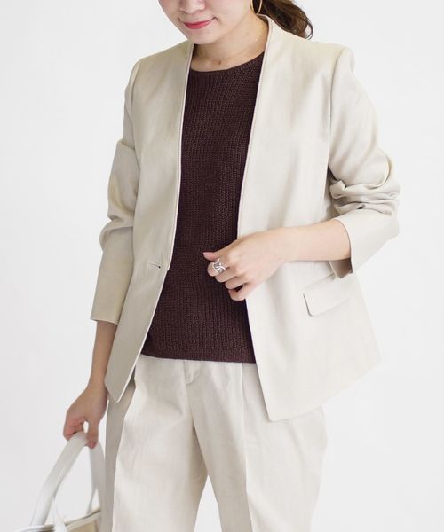 セールは ジャケット Paypayモール店 通販 Paypayモール ノーカラージャケット リネンソロノー セールは ジャケット Paypayモール店 通販 Paypayモール ノーカラージャケット リネンソロノー