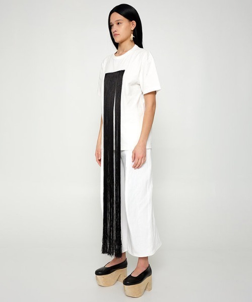 MELITTA BAUMEISTER tシャツ 「MELITTA BAUMEISTER」 FRINGE TEE  