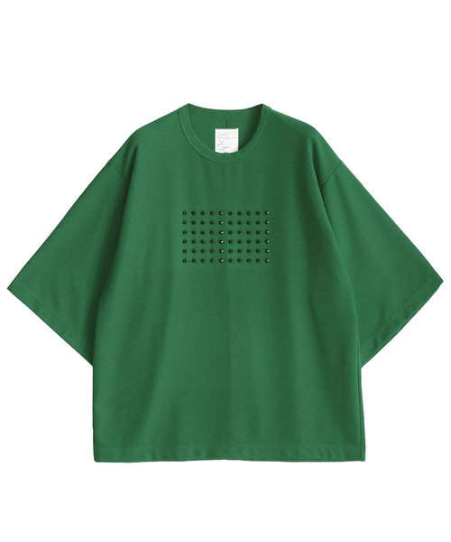 SHAREEF（シャリーフ） tシャツ GEORGETTE JQ STUDS PT BIG-T メンズ