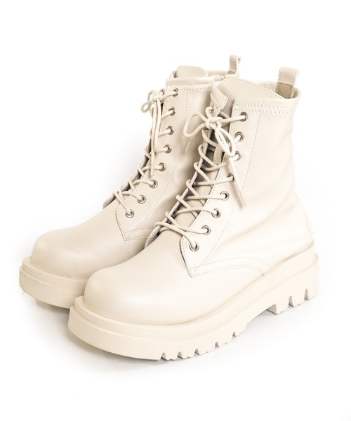 AmiAmi（アミアミ） ブーツ レースアップストレッチブーツ/コンバット