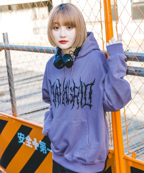 MAHAGRID パーカー 「mahagrid/マハグリッド」GOTH LOGO HOODIE