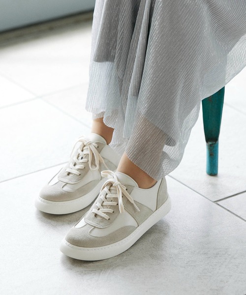 カリーノ（carino）/【軽量】ジャーマントレーナースニーカー carino（カリーノ） スニーカー 「軽量」ジャーマントレーナー