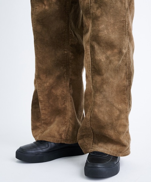 JieDa（ジエダ） パンツ SWITCHING ZIP DYDE CORDUROY PANTS メンズ