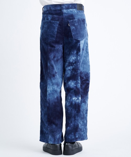 JieDa パンツ SWITCHING ZIP DYDE CORDUROY PANTS メンズ