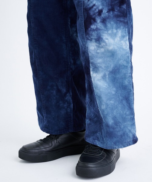 JieDa パンツ SWITCHING ZIP DYDE CORDUROY PANTS メンズ