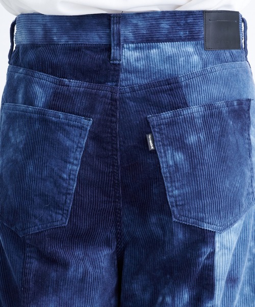 JieDa パンツ JieDa Jieda GABARDINE FLARE SLACKS BLUE スラックスパンツ