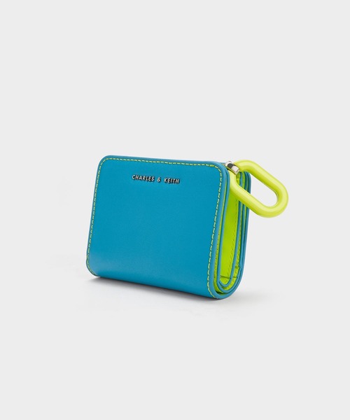 CHARLES ＆ KEITH 財布 オーバル キーチェーンシップウォレット