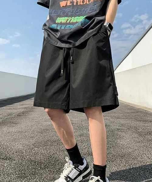 ARCHIVER ハーフパンツ パンツ 短パン 「Bz」スナップボタンデザイン