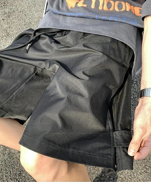 ARCHIVER ハーフパンツ パンツ 短パン 「Bz」スナップボタンデザイン