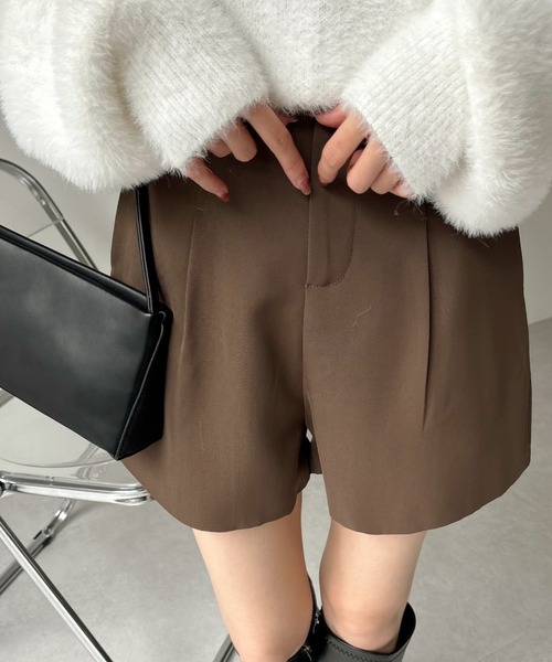 DABUWAWA大人上品♪ハイウエストショートパンツ DABUWAWAキュート ハイウエスト チェック ショートパンツ