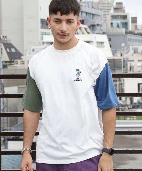 GERRY（ジェリー） tシャツ 胸刺繍半袖Tシャツ メンズ レディース