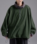 トレーナー スウェット ハーフジップ フリース...の詳細画像5