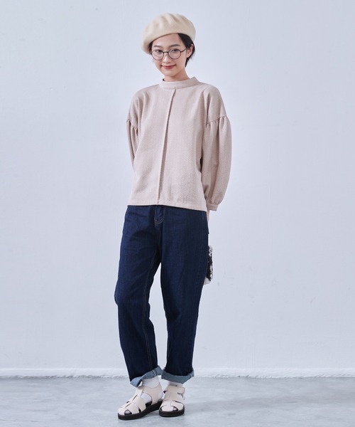 On One's Own ボリュームパフスリーブ長袖カットソー レディース On One's Own ボリュームパフスリーブ長袖カットソー レディース