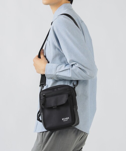 BEAMS HEART（ビームス ハート） ショルダーバッグ シャンブレー 杢