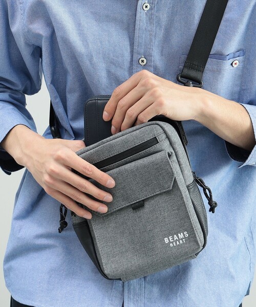 ショルダーバッグ シャンブレー 杢素材 ミニ ショルダーバッグ「ユニセックス」 メンズ レディース | BEAMS HEART | 13