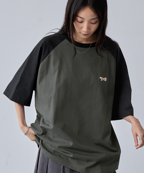 PENNEYS（ペニーズ） tシャツ 半袖 別注 THE FOX ロゴ ワッペン刺繍