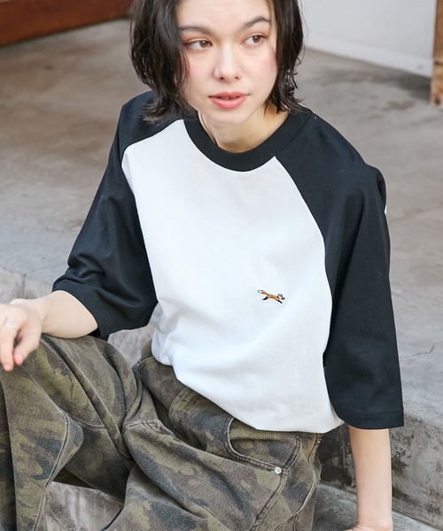 PENNEYS（ペニーズ） tシャツ 別注 THE FOX ロゴ ワッペン刺繍ワン