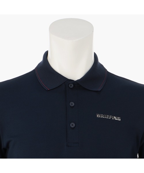 ♦️最終価格♦️美品◇ブリーフィング◇ポロシャツ◇メンズ◇L◇ベーシック◇ブラック BRIEFING - 【25SS】 MENS TOUR POLO / 刺繍ブランドロゴ