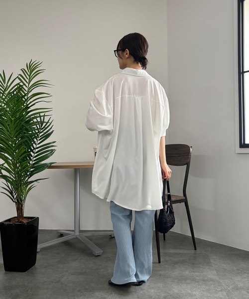 ♥PLEATS PLEASE プリーツフレアパンツ 　アイスホワイト　新品♥ I-SOOK パンツ 「ISOOK / アイスー」プリーツセミフレアパンツ