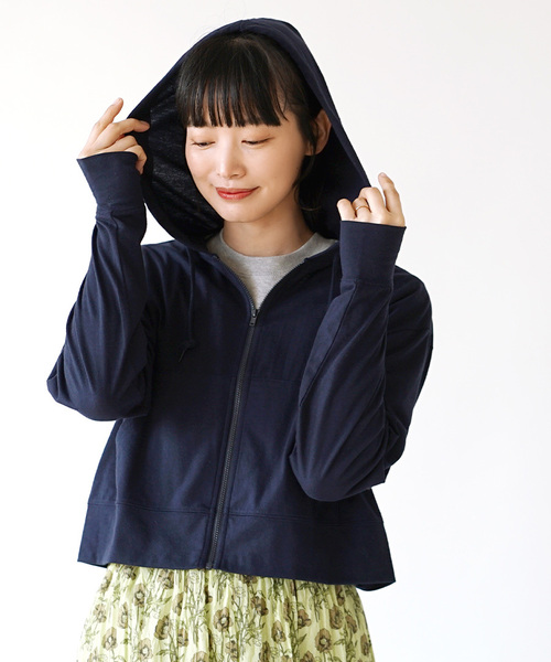 zootie（ズーティー） パーカー 「クロップド丈でトレンドライクに