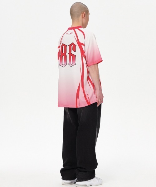 MAHAGRID（マハグリッド） tシャツ TRIBAL JERSEY TEE/ジャージTシャツ