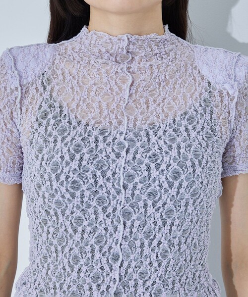 STUDIOUS tシャツ 「STUDIOUS/ステュディオス」ストレッチレース