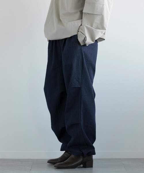 aimoha パンツ men TRACK WIDE LOOSE PANTS パラシュート メンズ