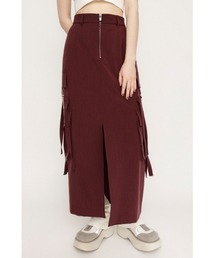 SLY（スライ） スカート FRONT ZIP CARGO SK フロント ジップ カーゴ