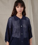 シャツ HEART JACQUARD MESH...の詳細画像4