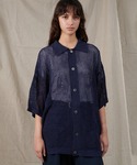 シャツ HEART JACQUARD MESH...の詳細画像3