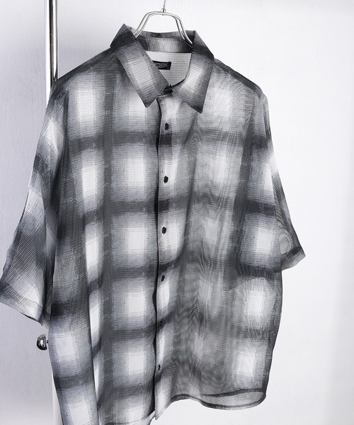 WESTSEA（ウエストシー） シャツ 半袖 半袖 ドルマン シアーシャツ