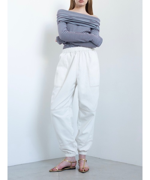 ジーンズ デニム デニムパンツ loose jogger denim レディース