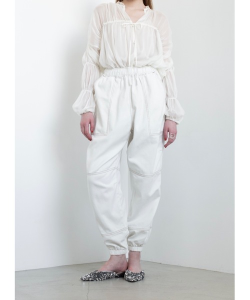 ジーンズ デニム デニムパンツ loose jogger denim レディース