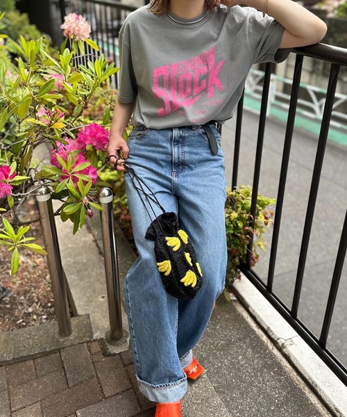 mi via loca tシャツ 半袖 COMFORT COLORS ヴィンテージ加工 BLOCK