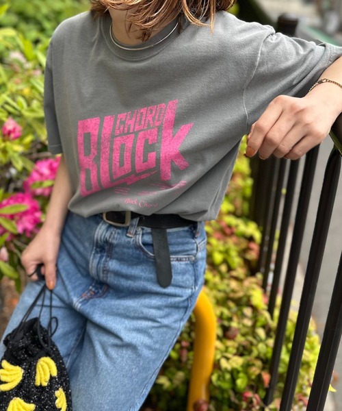 mi via loca tシャツ 半袖 COMFORT COLORS ヴィンテージ加工 BLOCK