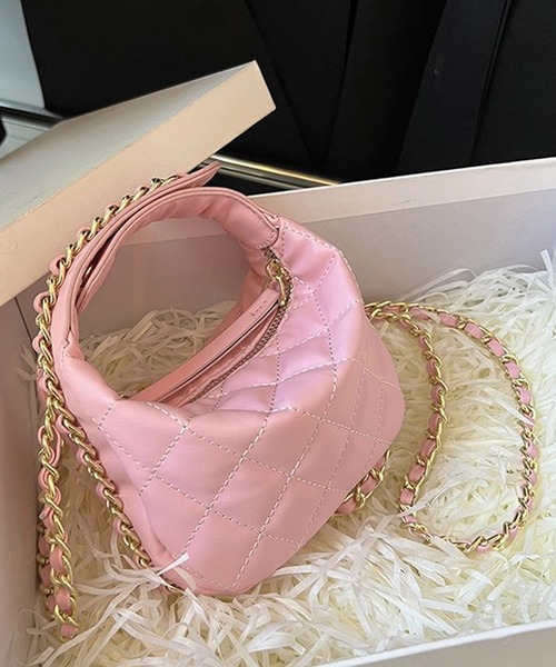 Dewlily ショルダーバッグ バッグ キルティングミニショルダーバッグ