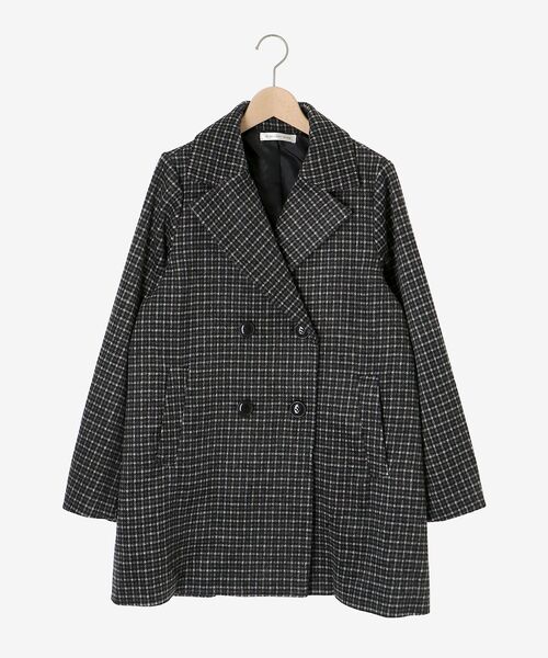 MAJESTIC LEGON コート アウター ダブルブレストハーフコート