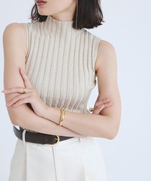 anuans（アニュアンス） ベルト ワイドレザーベルト レディース