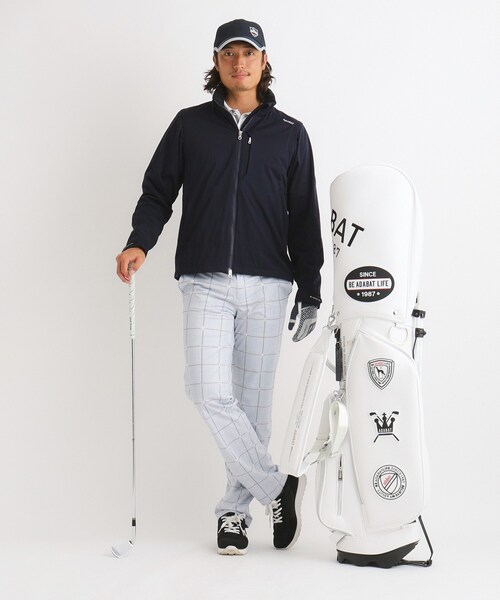 adabat（アダバット） パンツ 「撥水／防風」格子チェック柄 パンツ