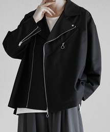 welise×翔 モードギミック 長袖 ダブルライダースシャツジャケット welise×翔 モードギミック 長袖 ダブルライダースシャツ