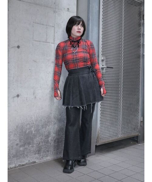 jouetie パンツ プリーツスカートレイヤードパンツ レディース