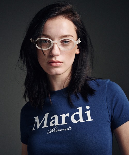 tシャツ CROPPED TSHIRT MARDI CLASSIC レディース Mardi Mercredi tシャツ CROPPED TSHIRT MARDI CLASSIC