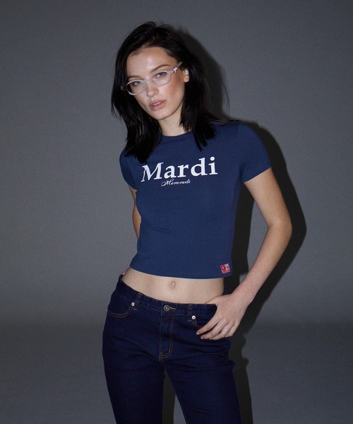 tシャツ CROPPED TSHIRT MARDI CLASSIC レディース Mardi Mercredi tシャツ CROPPED TSHIRT MARDI CLASSIC