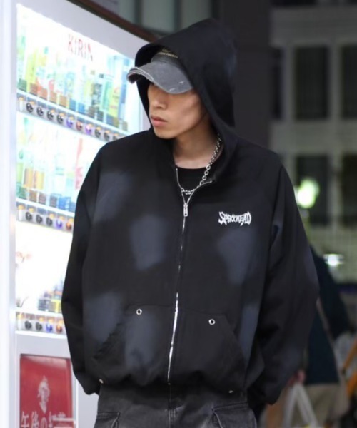 高嶺楽器　Takamine ブラック ジップアップパーカー L RATTLE TRAP（ラトルトラップ） パーカー 「JUST PLAY」ハイパー