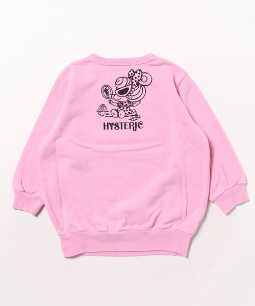 HYSTERIC MINI 　トレーナー　100 HYSTERIC MINI トレーナー MIRROR OH 裏毛 BIGトレーナー キッズ